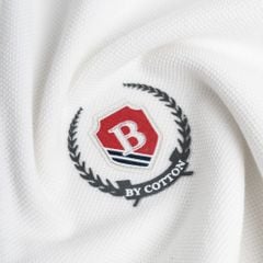 Áo Thun Polo By Cotton Phối Vai In B