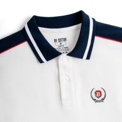Áo Thun Polo By Cotton Phối Vai In B