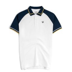 Áo Thun Polo By Cotton Raglan Thêu Fox Phối Bo