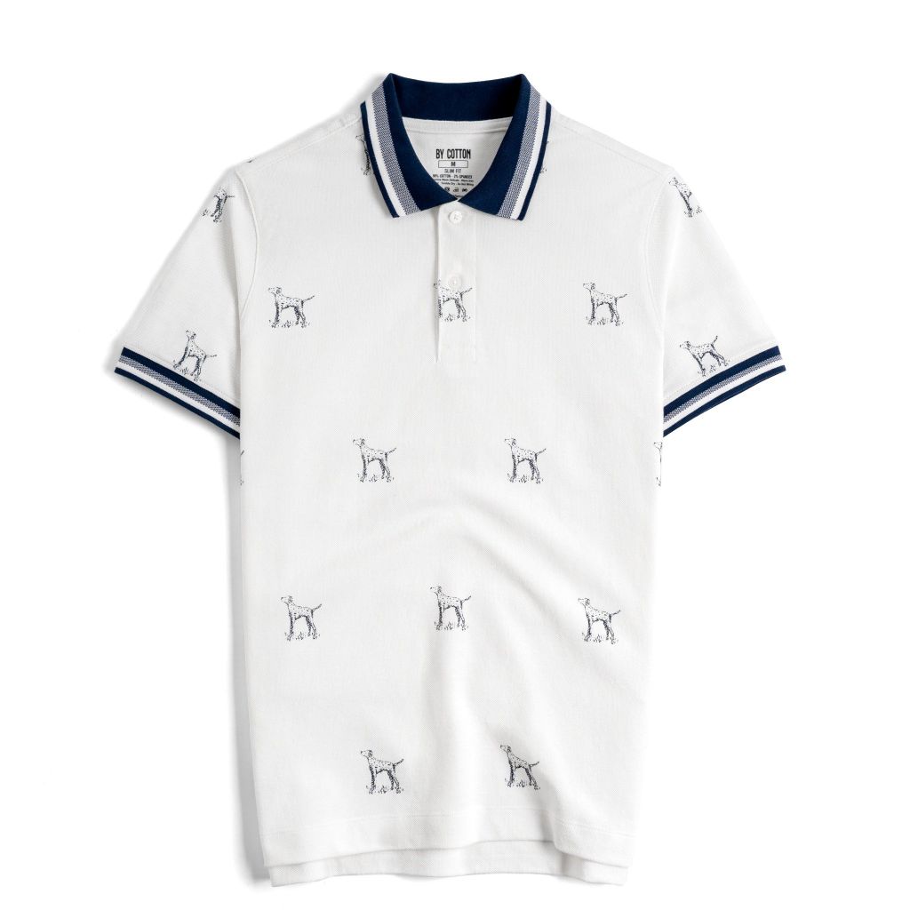 Áo Thun Polo Nam By Cotton In Icon Dalmatian