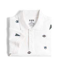 Áo Thun Polo Nam By Cotton Pique In Icon Football