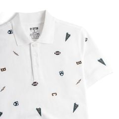 Áo Thun Polo Nam By Cotton Pique In Icon Football