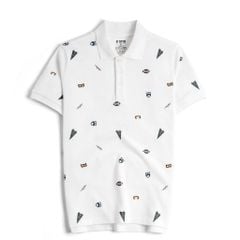 Áo Thun Polo Nam By Cotton Pique In Icon Football