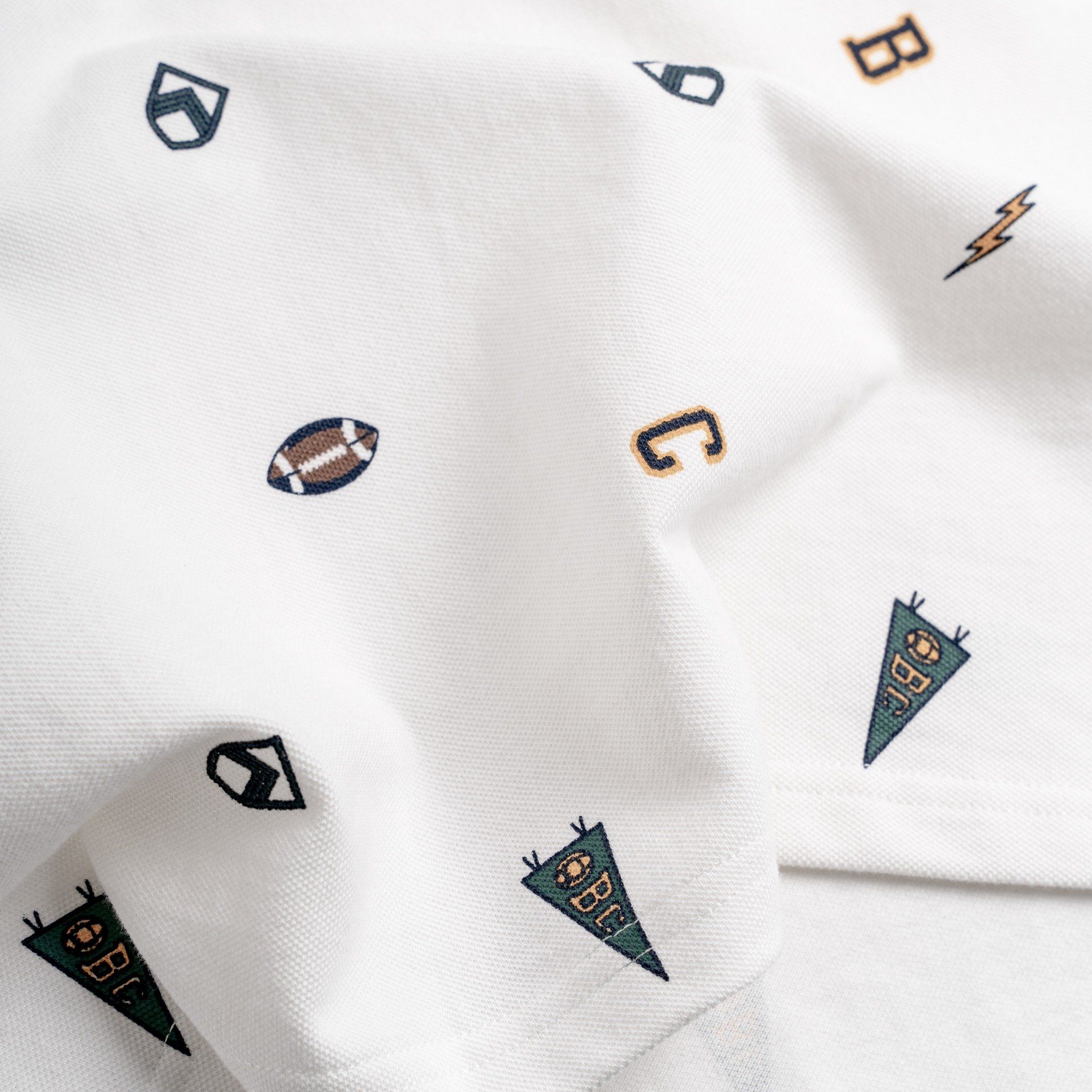 Áo Thun Polo Nam By Cotton Pique In Icon Football