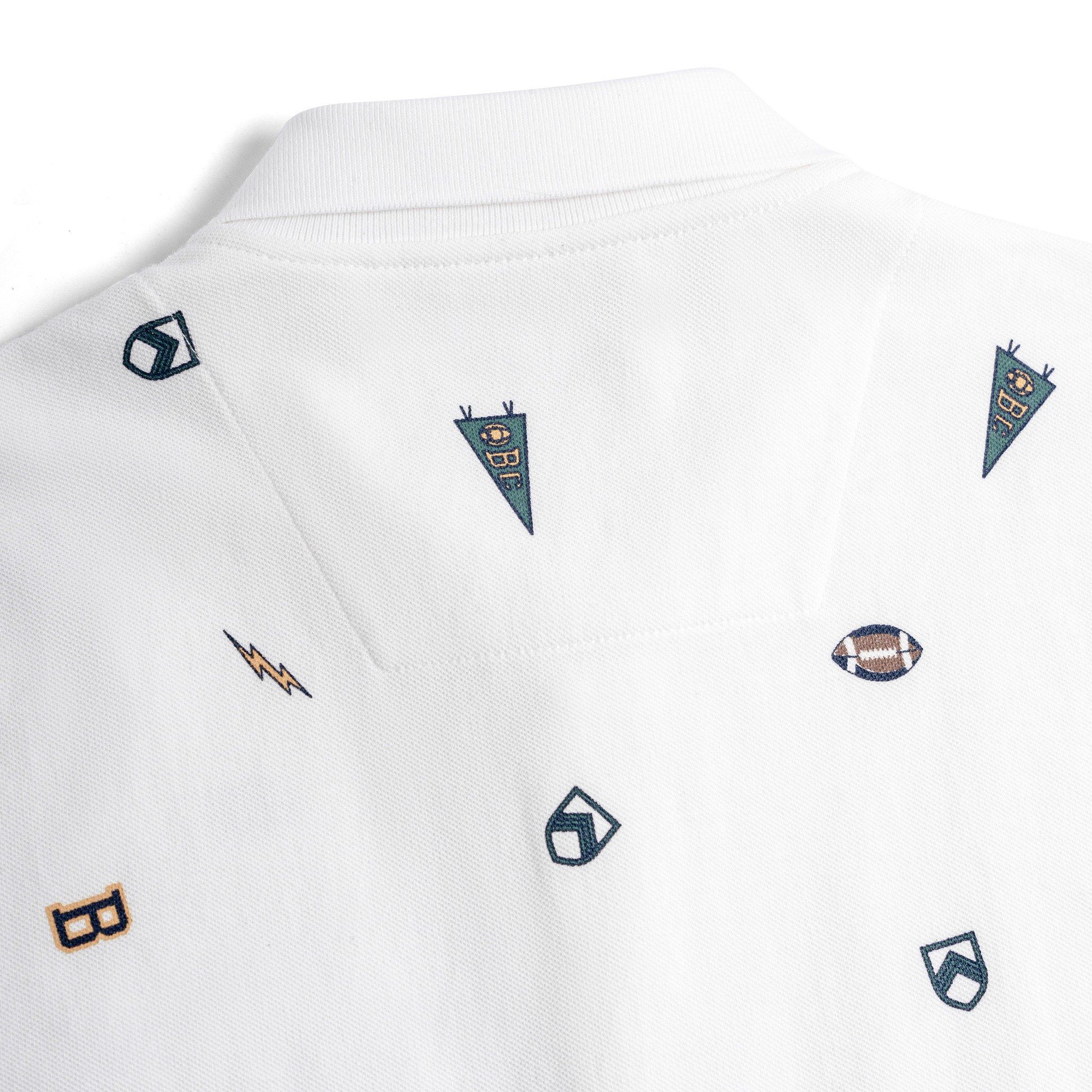 Áo Thun Polo Nam By Cotton Pique In Icon Football