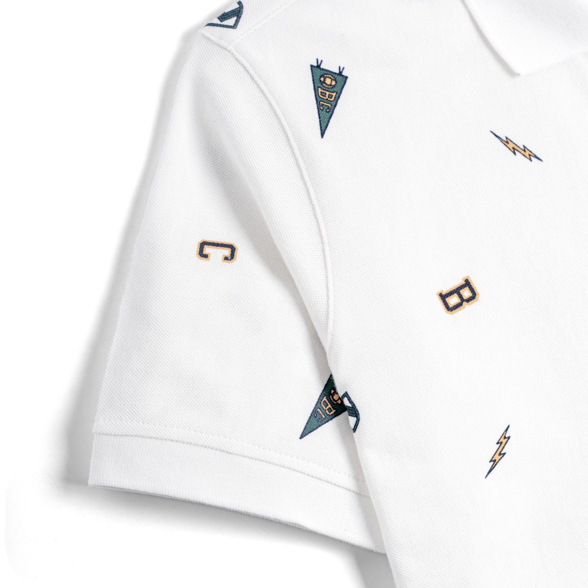 Áo Thun Polo Nam By Cotton Pique In Icon Football
