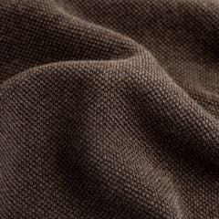 Áo Polo Dệt Kim By Cotton Melange Nâu