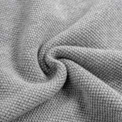Áo Thun Polo Nam Dệt Kim By Cotton Melange Xám Lông Chuột