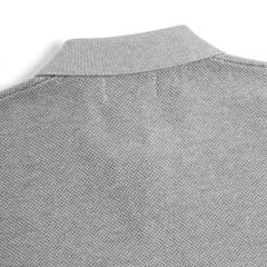 Áo Thun Polo Nam Dệt Kim By Cotton Melange Xám Lông Chuột