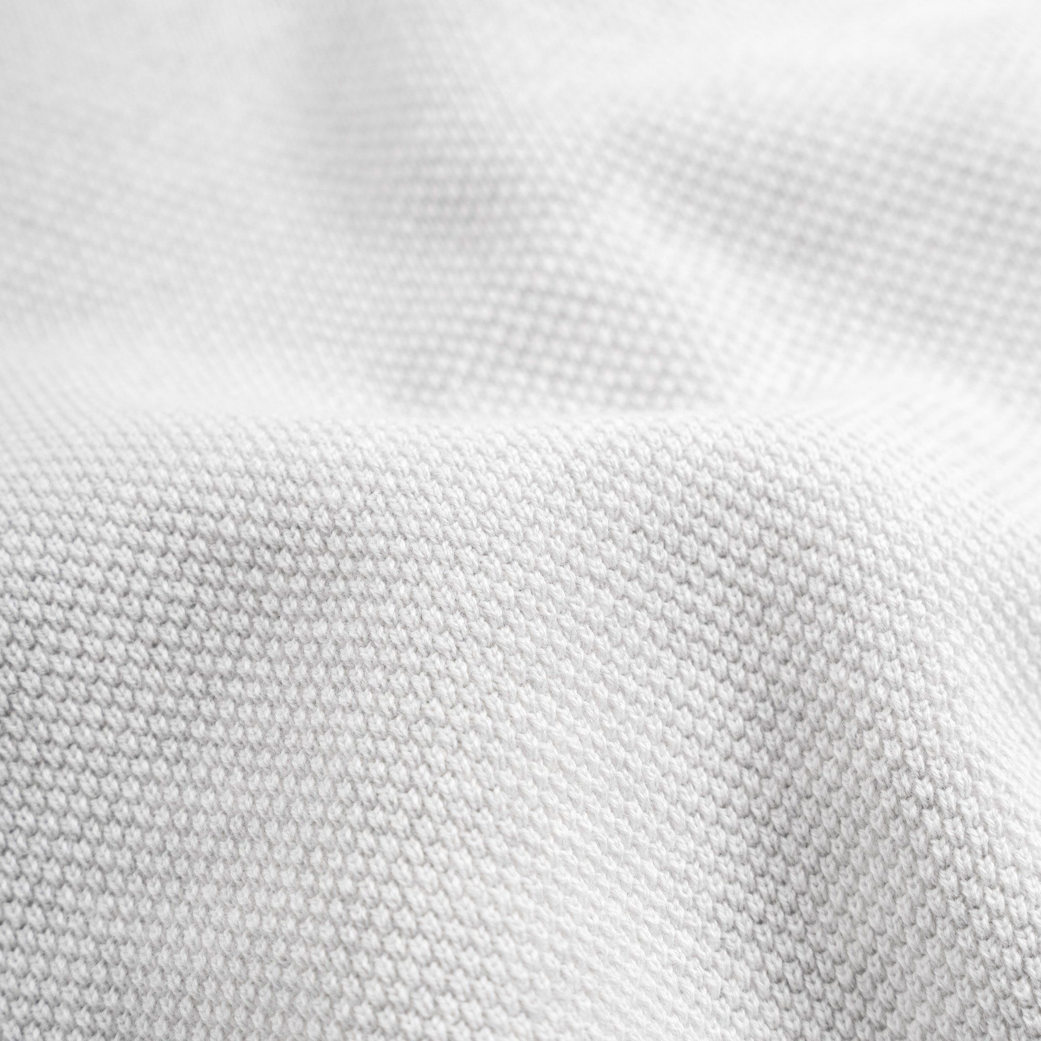 Áo Thun Polo Nam Dệt Kim By Cotton Melange Xám Nhạt