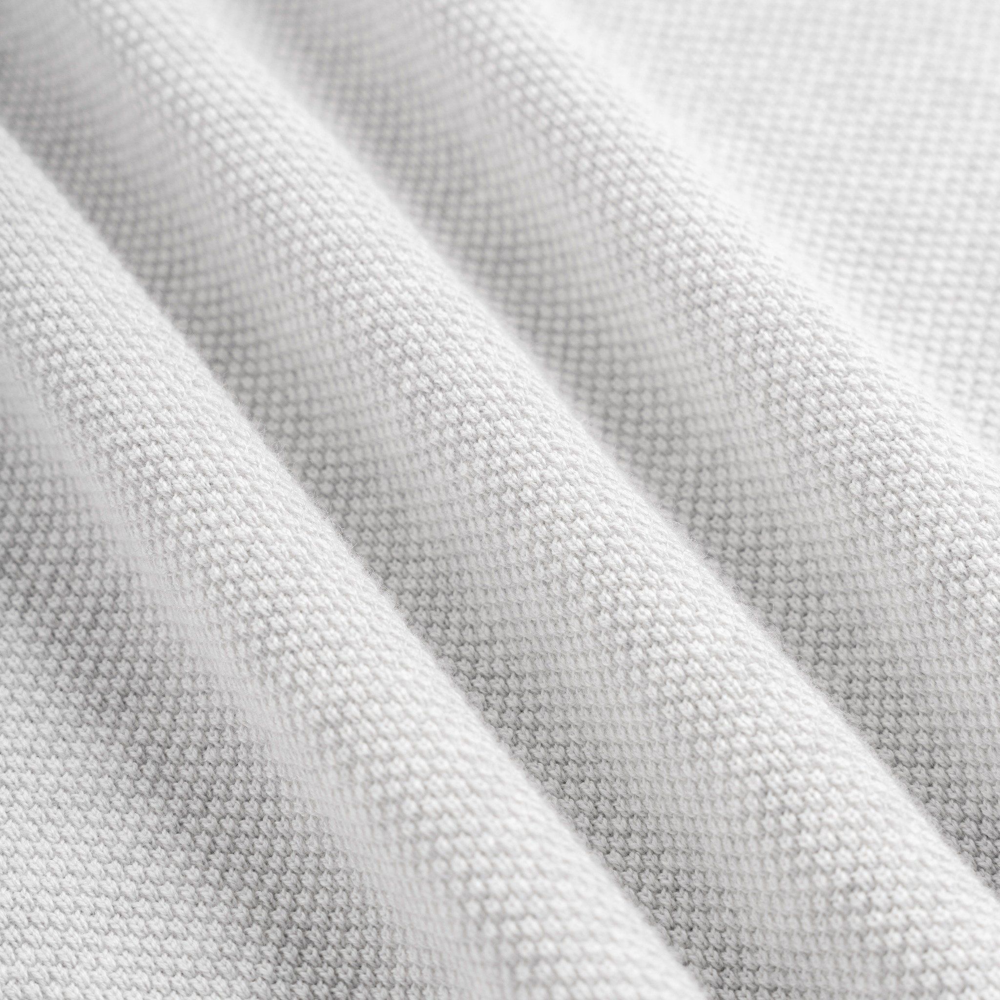 Áo Thun Polo Nam Dệt Kim By Cotton Melange Xám Nhạt