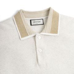 Áo Polo Dệt Kim By Cotton Melange Phối Bo