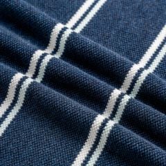 Áo Polo Dệt Kim By Cotton Melange Sọc Đôi