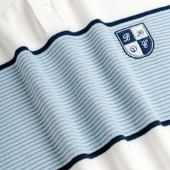 Áo Polo Dệt Kim By Cotton Phối Logo Sọc Ngực