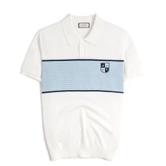 Áo Polo Dệt Kim By Cotton Phối Logo Sọc Ngực