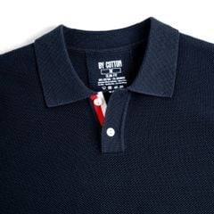 Áo Polo Dệt Kim By Cotton Pima Phối Sọc Lưng