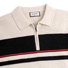 Áo Polo Dệt Kim By Cotton Sọc Ngực SS2