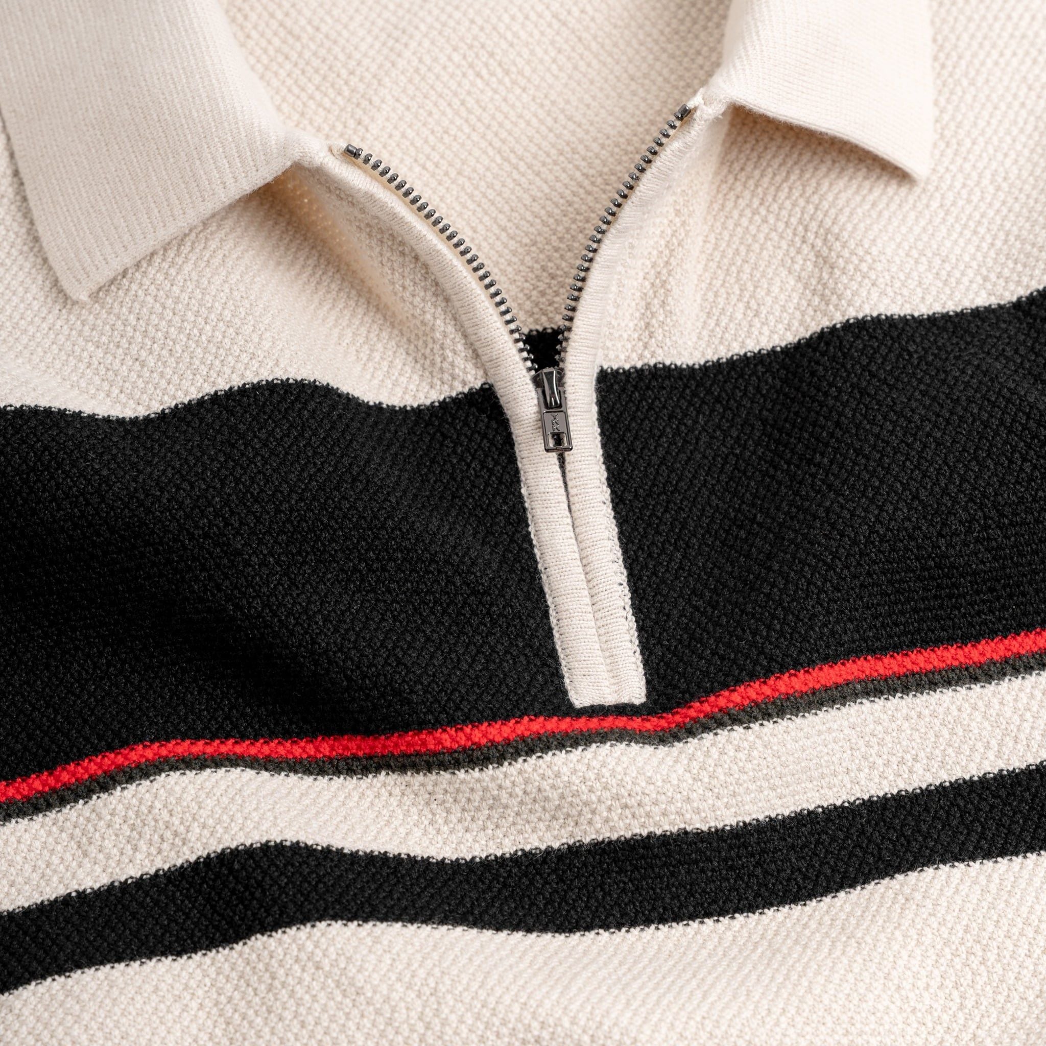 Áo Polo Dệt Kim By Cotton Sọc Ngực SS2