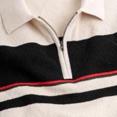 Áo Polo Dệt Kim By Cotton Sọc Ngực SS2