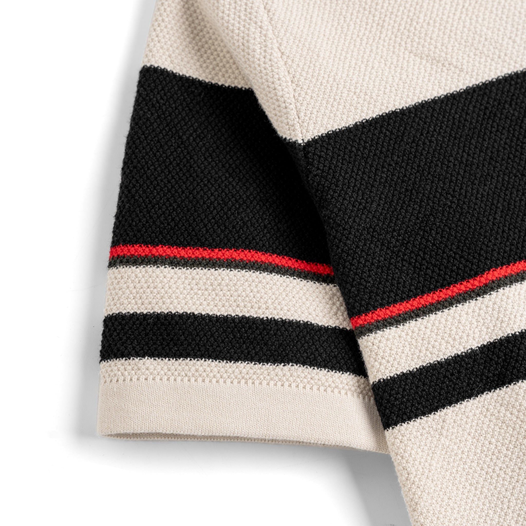 Áo Polo Dệt Kim By Cotton Sọc Ngực SS2