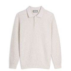 Áo Polo Dệt Kim By Cotton Waffle Tay Dài