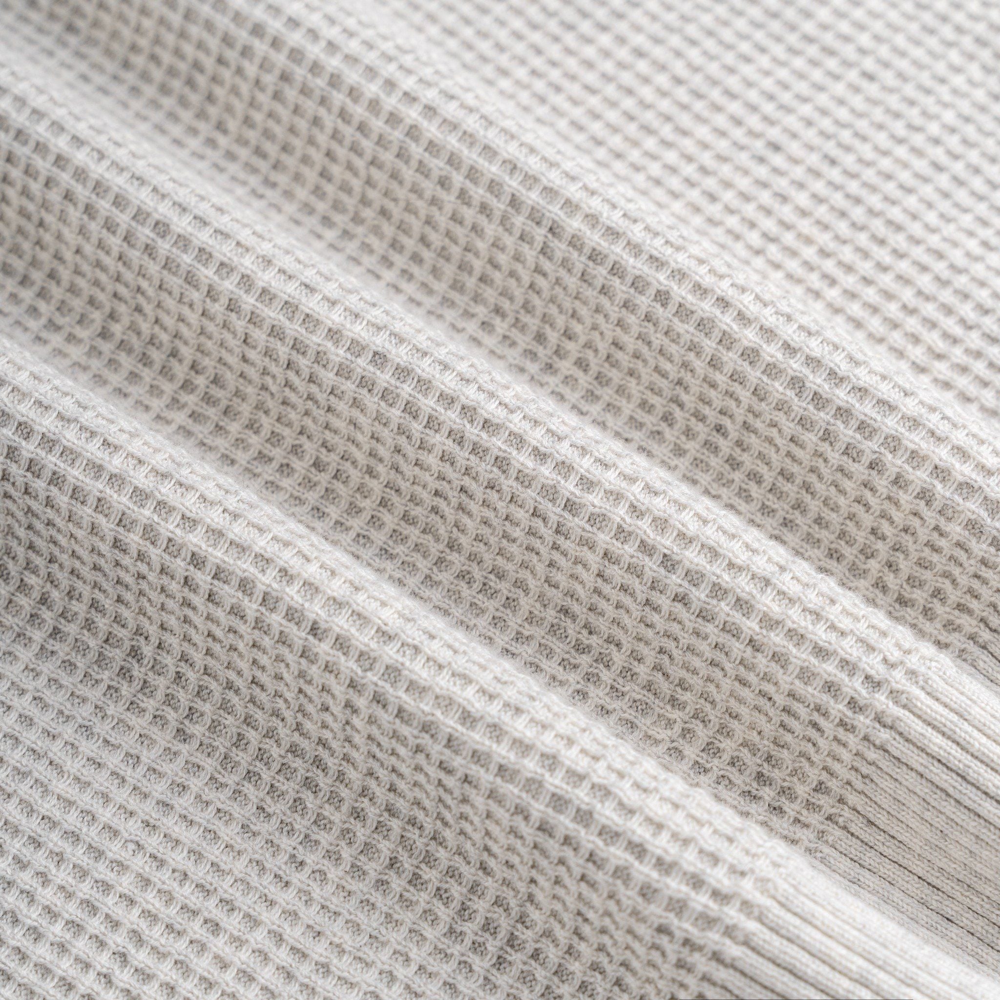 Áo Polo Dệt Kim By Cotton Waffle Tay Dài