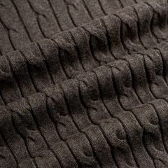 Áo Polo Dệt Kim Cable Knit