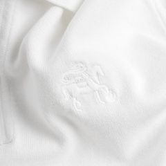 Áo Polo Dệt Kim Cổ Khóa Zip Thêu Logo Đồng Màu