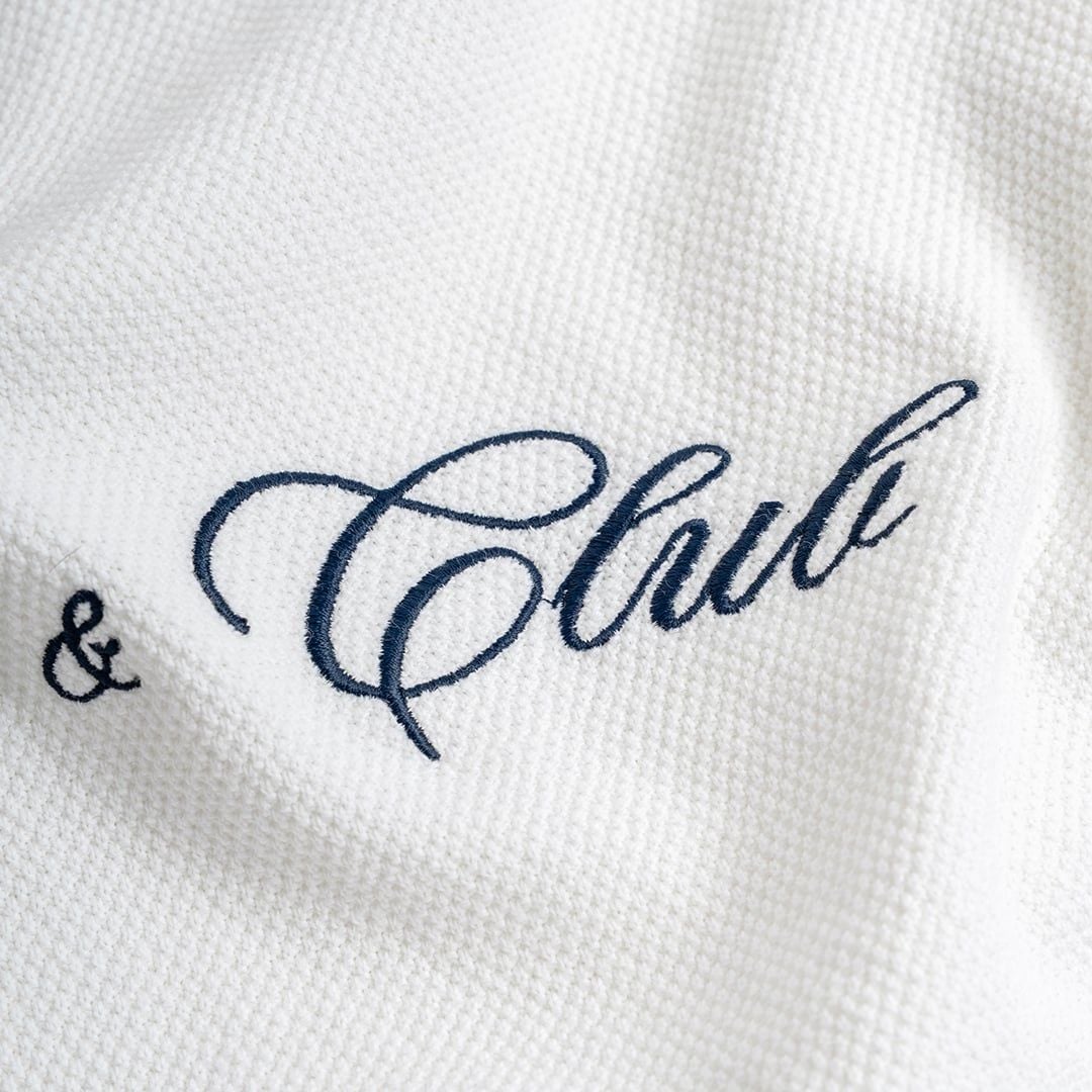 Áo Polo Dệt Kim Thêu Sporty Club Style College SS2