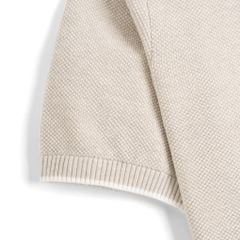 Áo Polo Nam Dệt Kim By Cotton Melange Be SS2