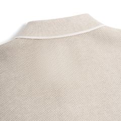 Áo Polo Nam Dệt Kim By Cotton Melange Be SS2