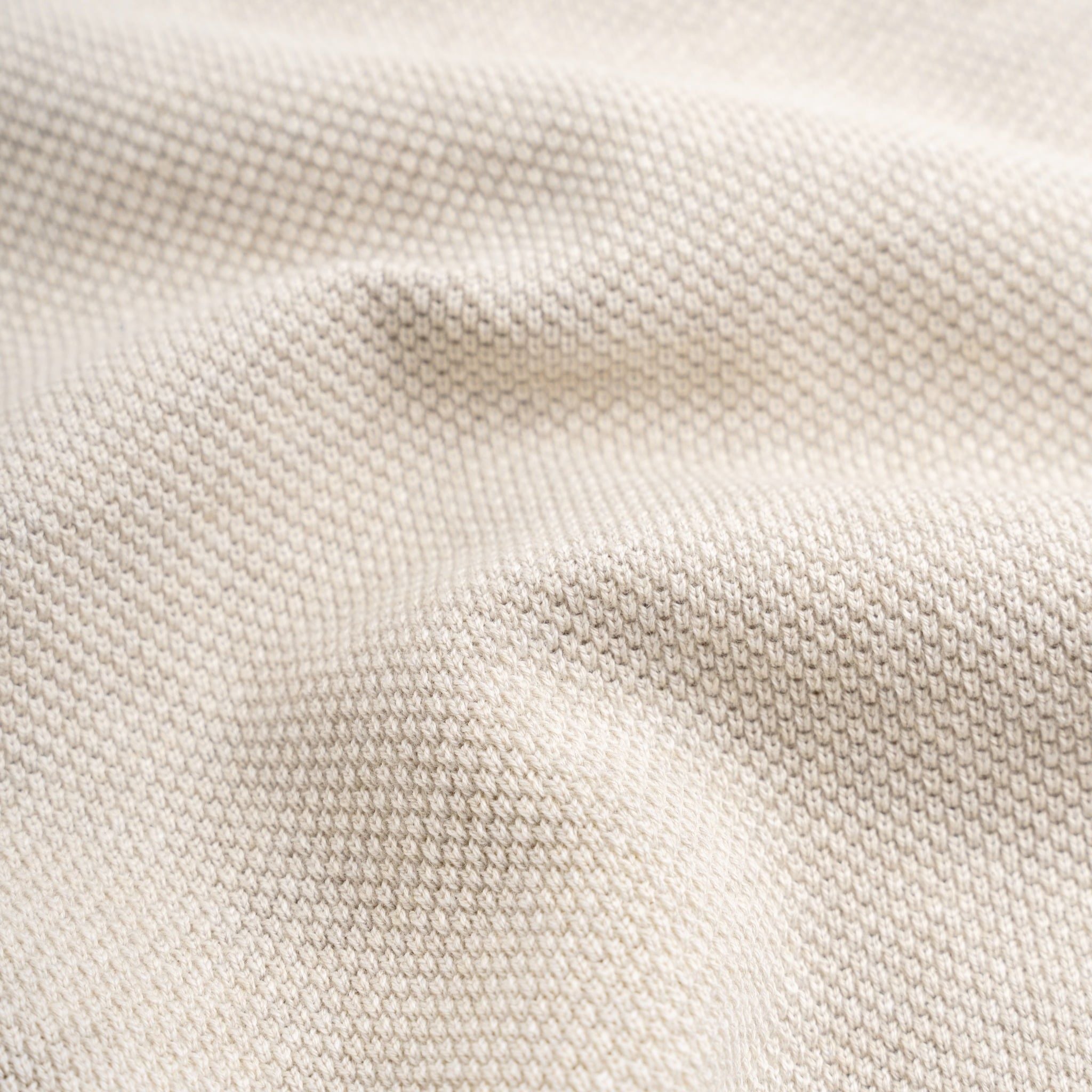 Áo Polo Nam Dệt Kim By Cotton Melange Be SS2