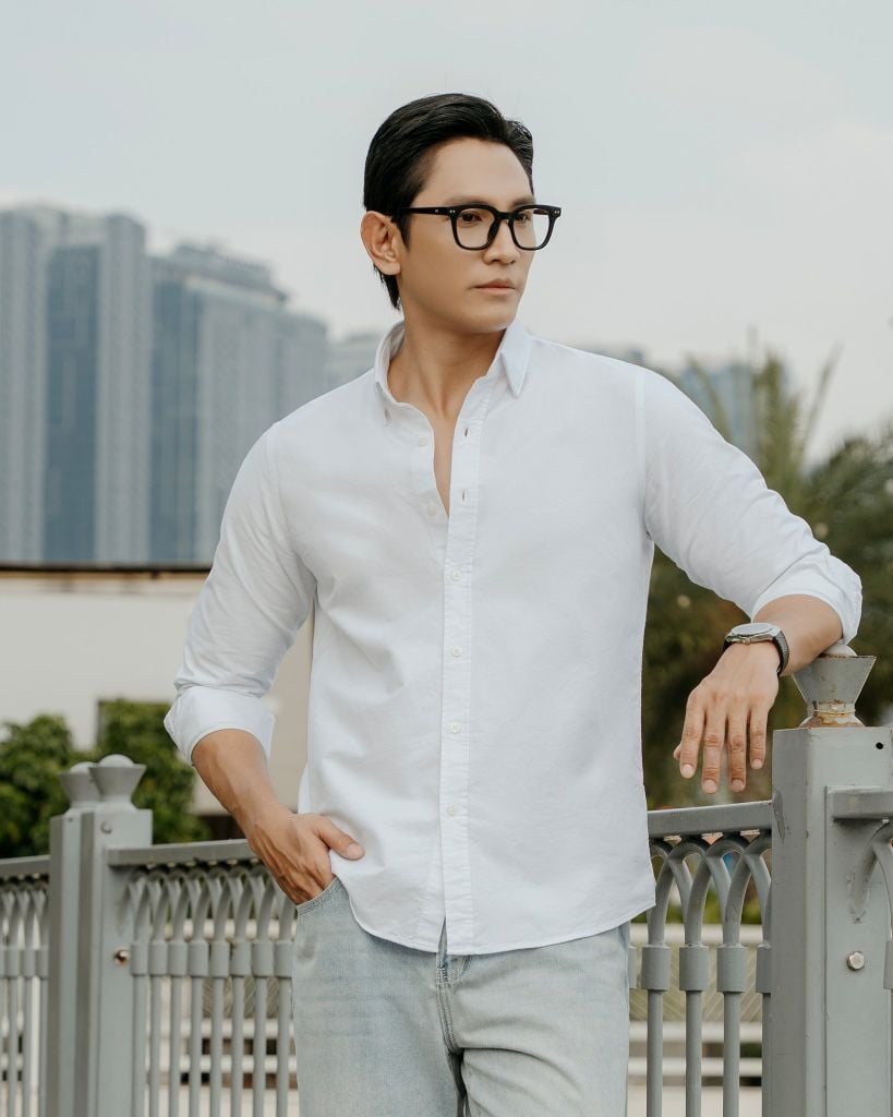 Áo Sơ Mi Nam By Cotton Oxford Trắng