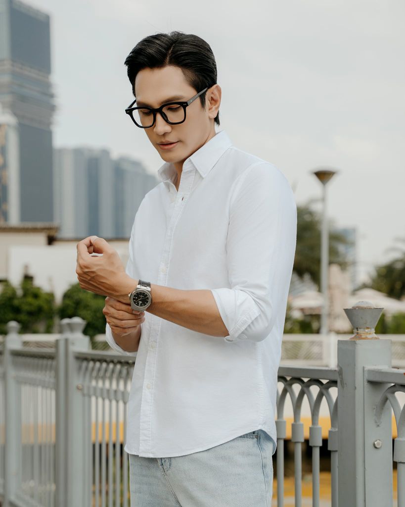 Áo Sơ Mi Nam By Cotton Oxford Trắng