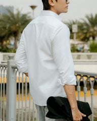 Áo Sơ Mi Nam By Cotton Oxford Trắng