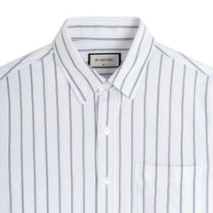 Áo Sơ Mi Nam By Cotton Oxford Trắng Sọc