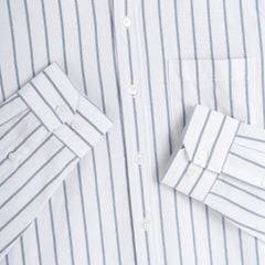 Áo Sơ Mi Nam By Cotton Oxford Trắng Sọc