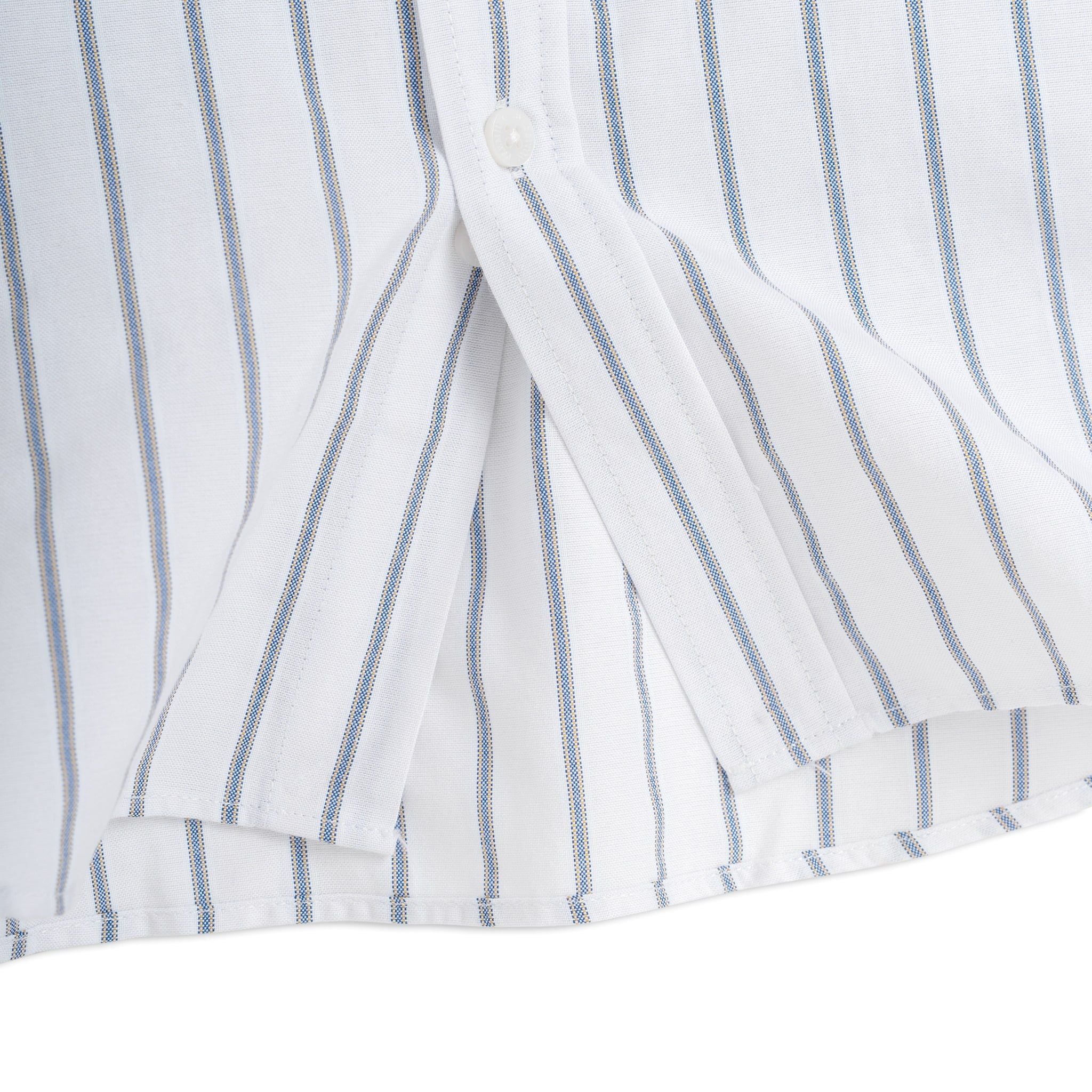 Áo Sơ Mi Nam By Cotton Oxford Trắng Sọc