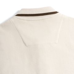 Áo Thun Polo By Cotton Gân Trắng Fox