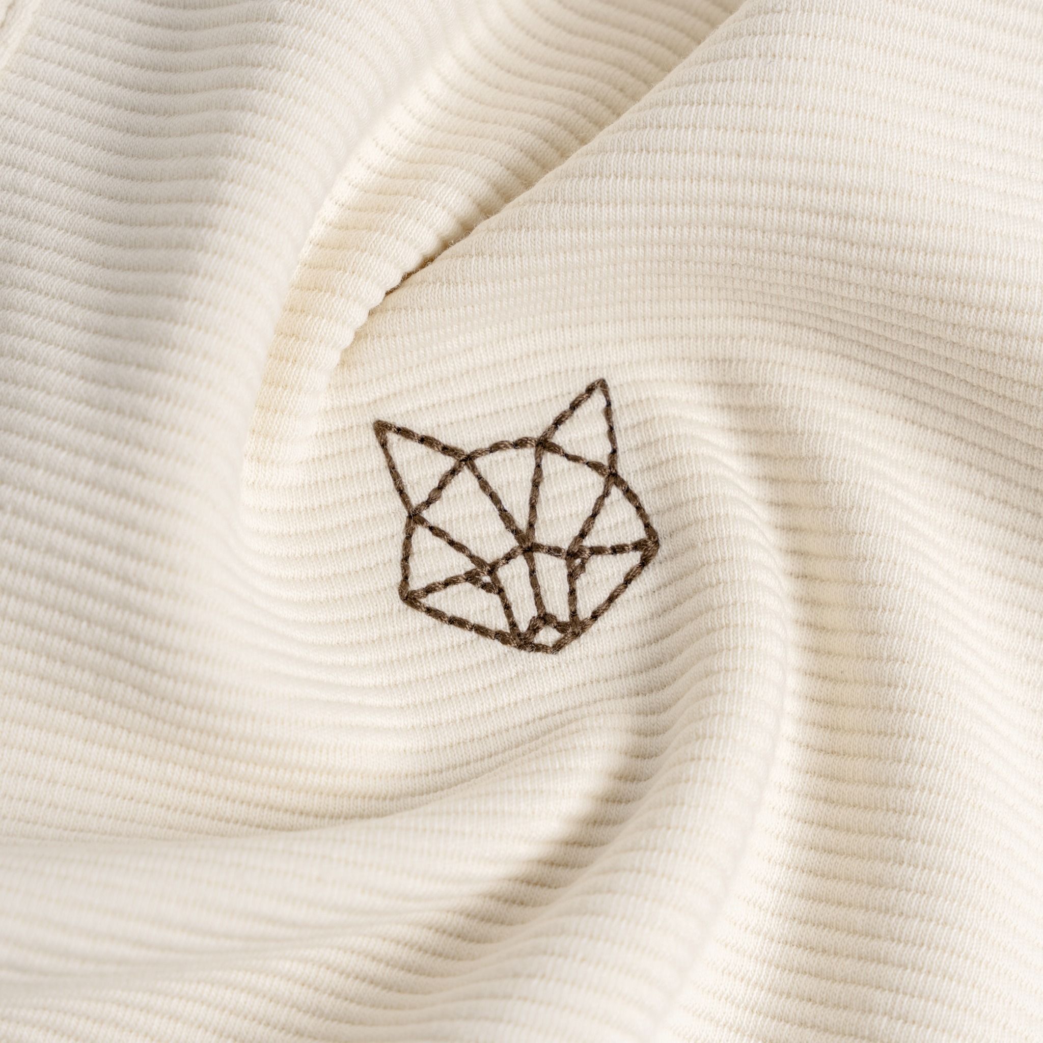 Áo Thun Polo By Cotton Gân Trắng Fox