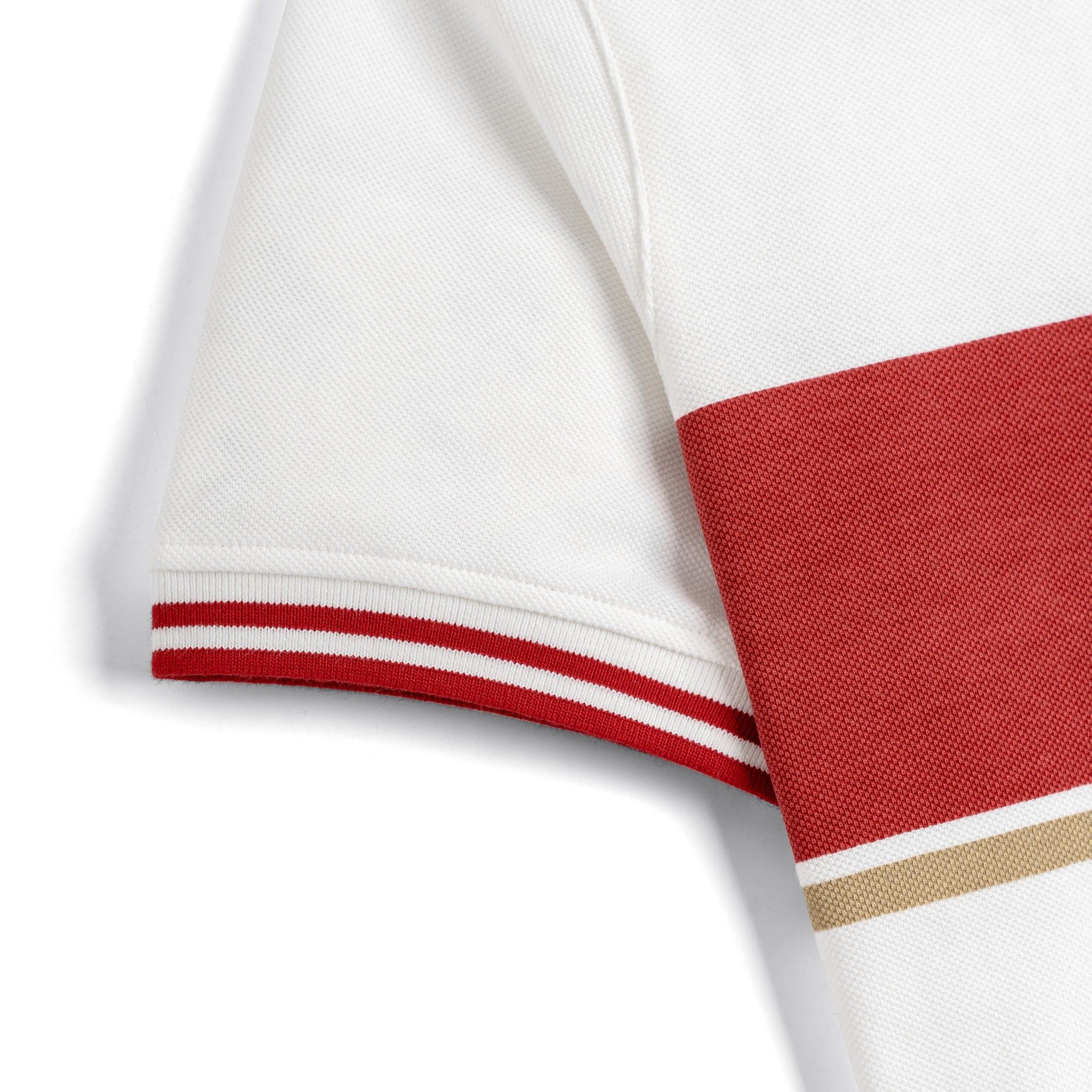 Áo Thun Polo By Cotton Pique 2.0 In Logo Sọc Ngực