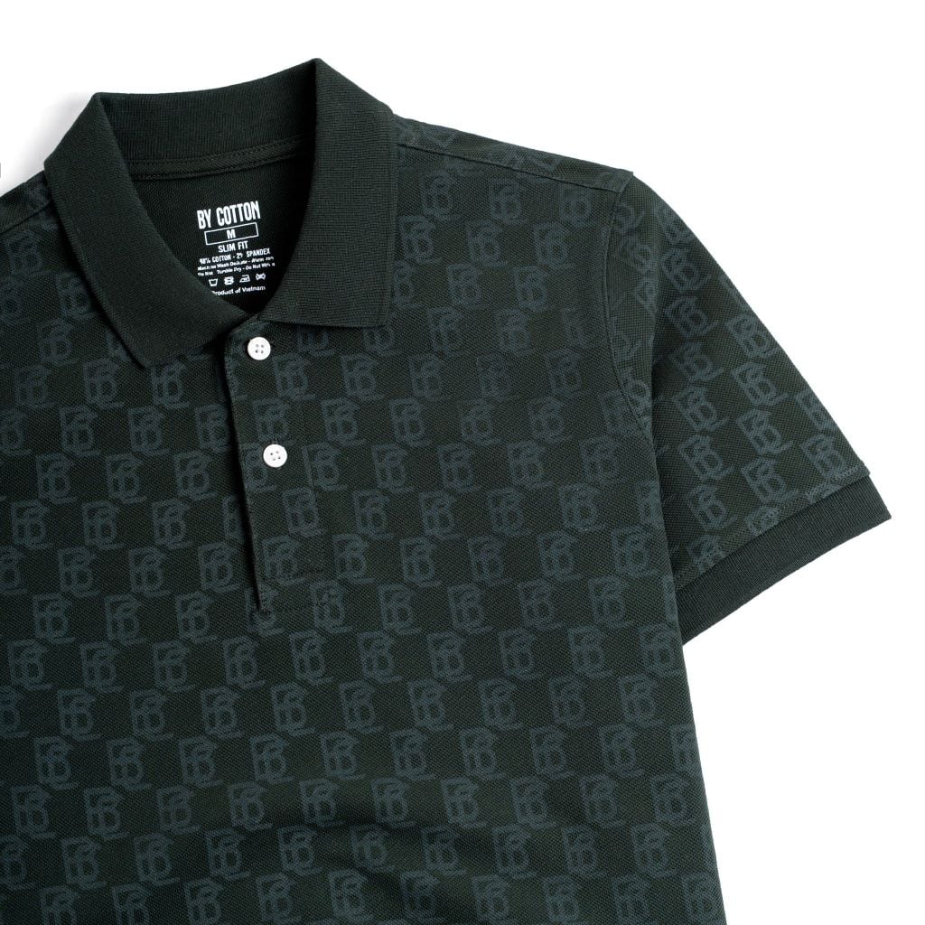 Áo Thun Polo By Cotton Pique 2.0 Monogram