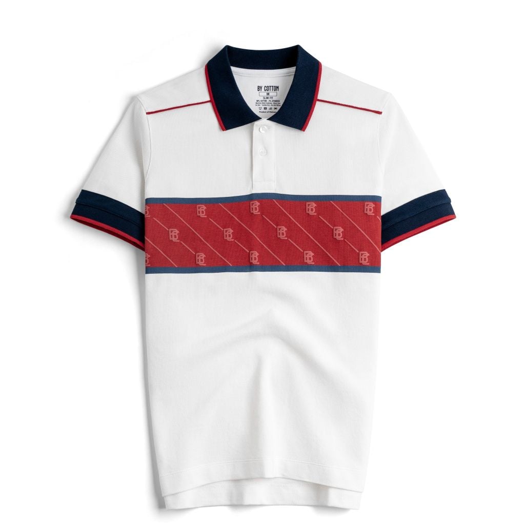 Áo Thun Polo By Cotton Pique 2.0 In Sọc Ngực