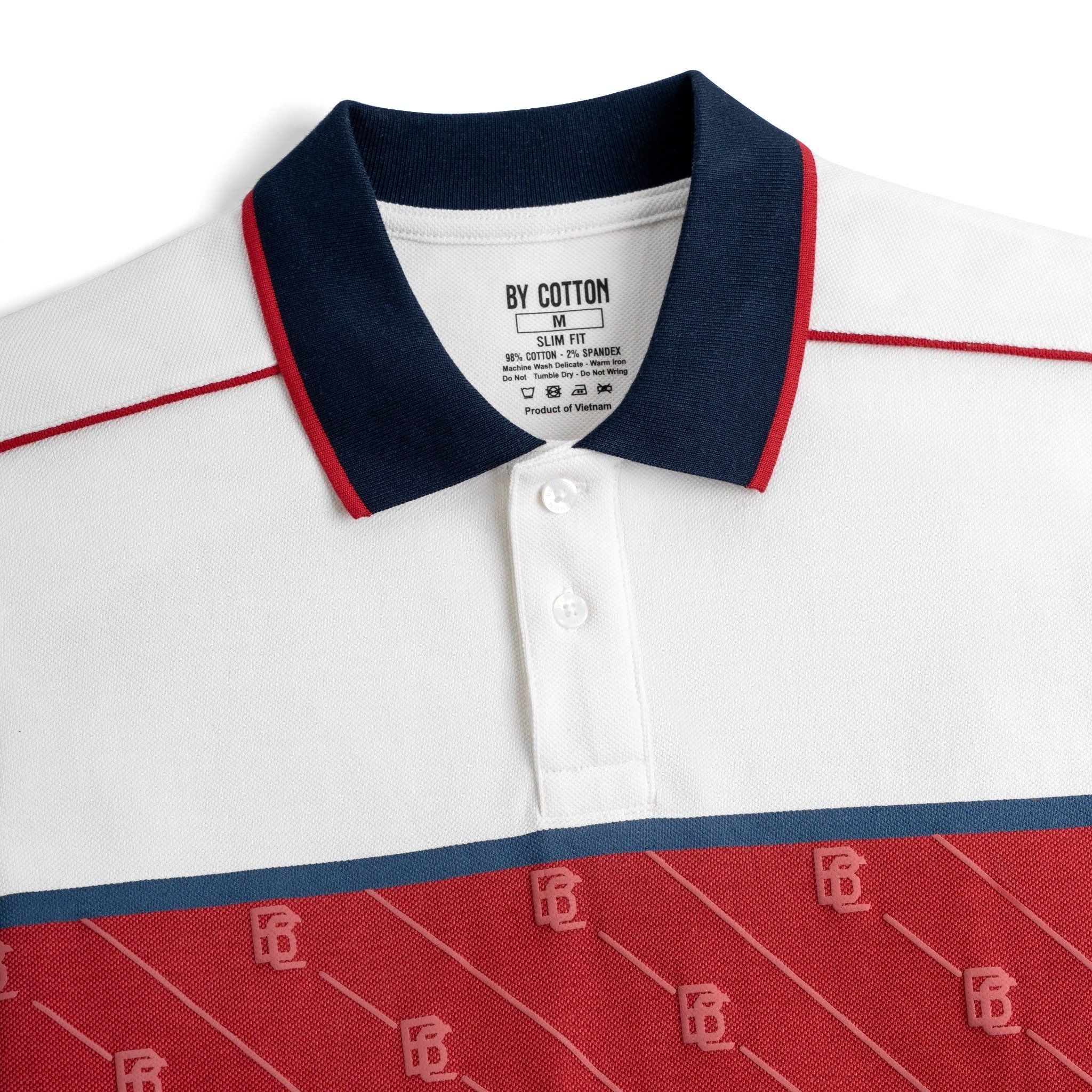 Áo Thun Polo By Cotton Pique 2.0 In Sọc Ngực