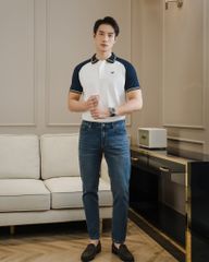Áo Thun Polo By Cotton Raglan Thêu Fox Phối Bo