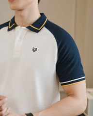 Áo Thun Polo By Cotton Raglan Thêu Fox Phối Bo
