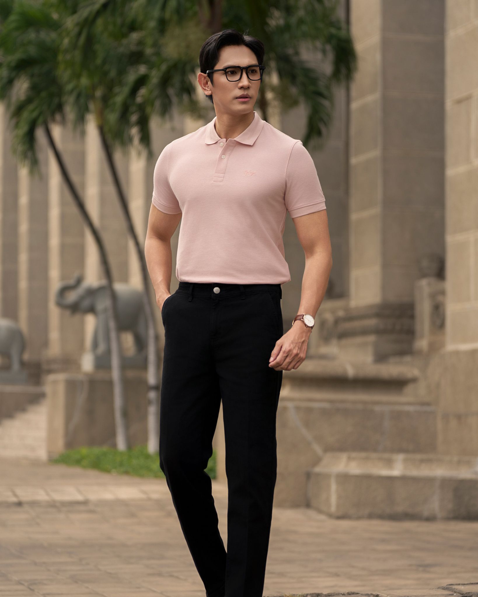Áo Thun Polo Cool Pique 2.0 - Hồng San Hô