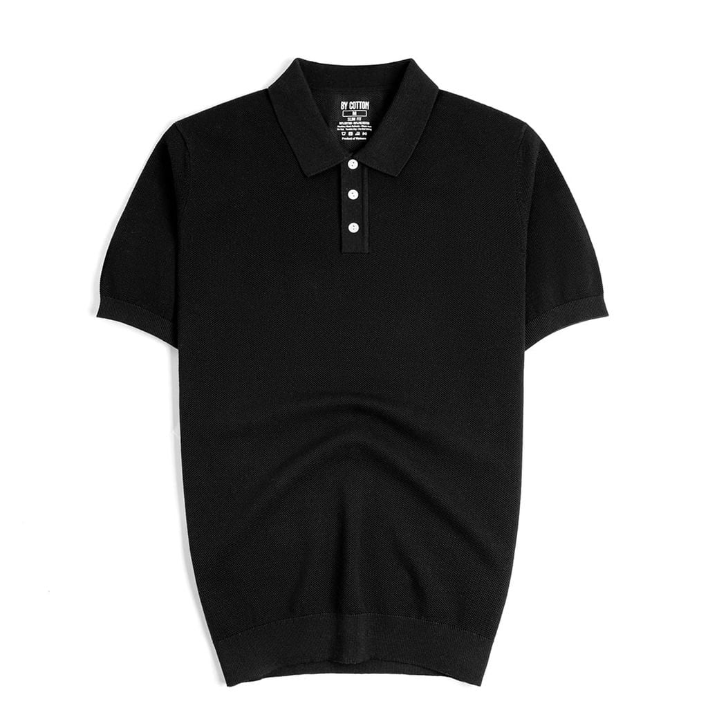Áo Polo Dệt Kim By Cotton Micro Knit