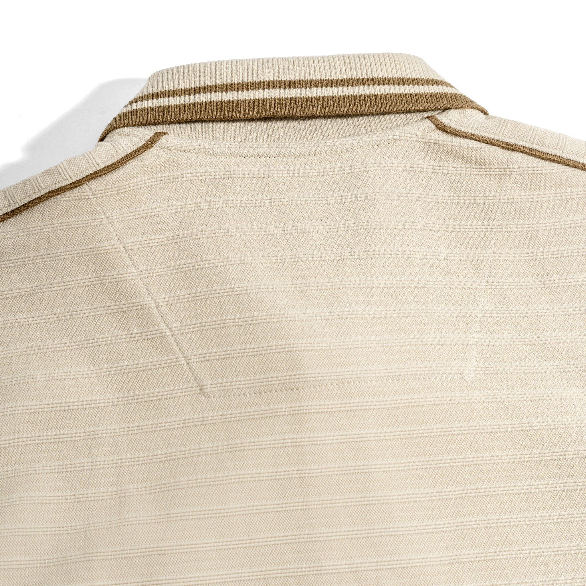 Áo Thun Polo Nam By Cotton Gân Be Viền Vai