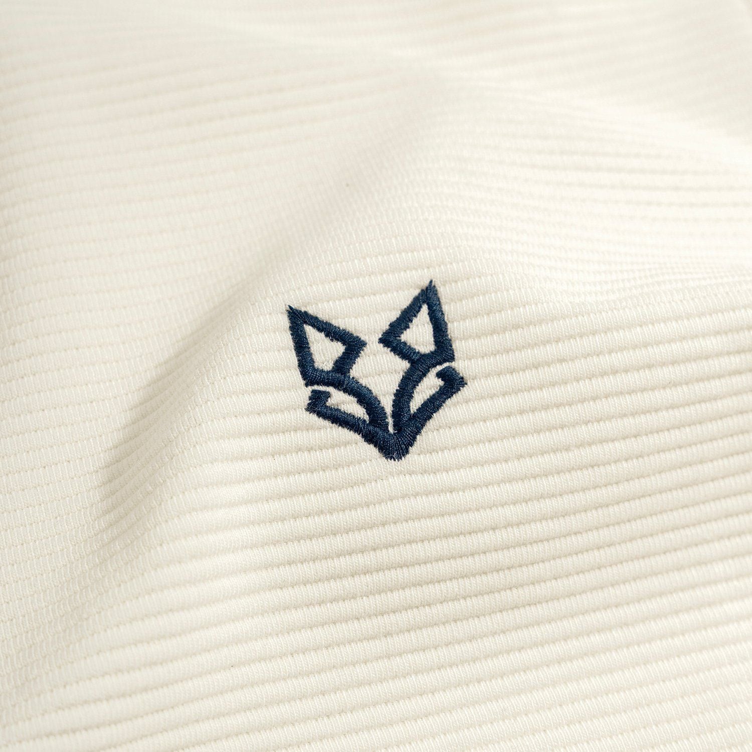 Áo Thun Polo Nam By Cotton Gân Kem Thêu Fox Phối Bo